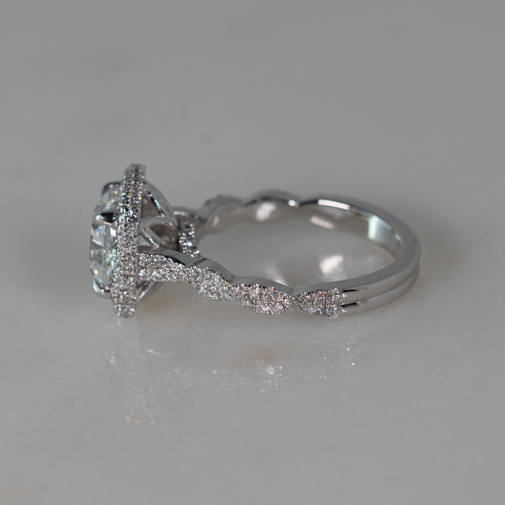 Lotus basket 2025 engagement ring